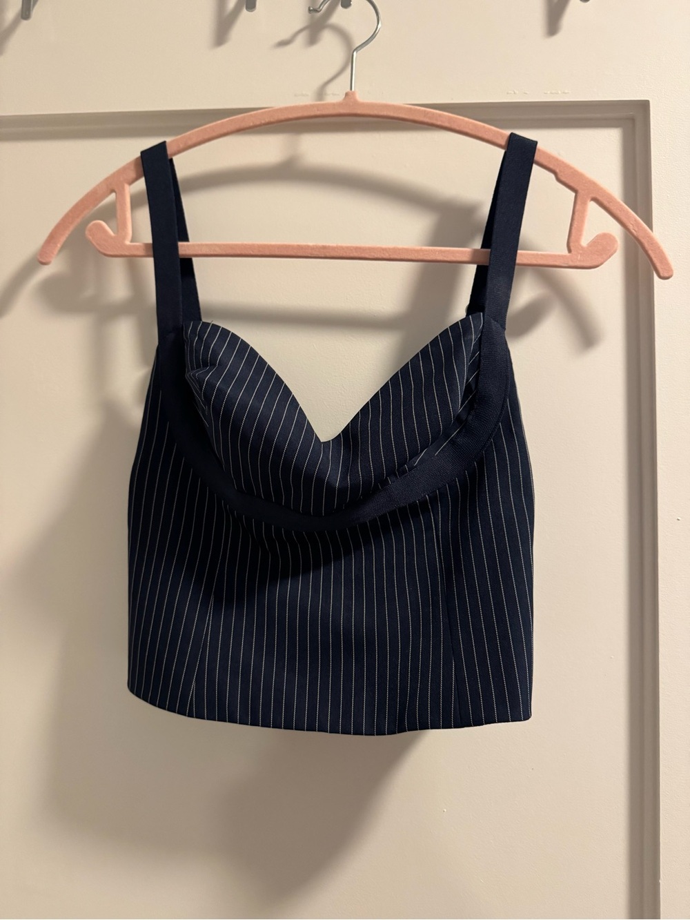 Princess Polly Briana Set in Navy Pinstripe - Picture 4 of 9